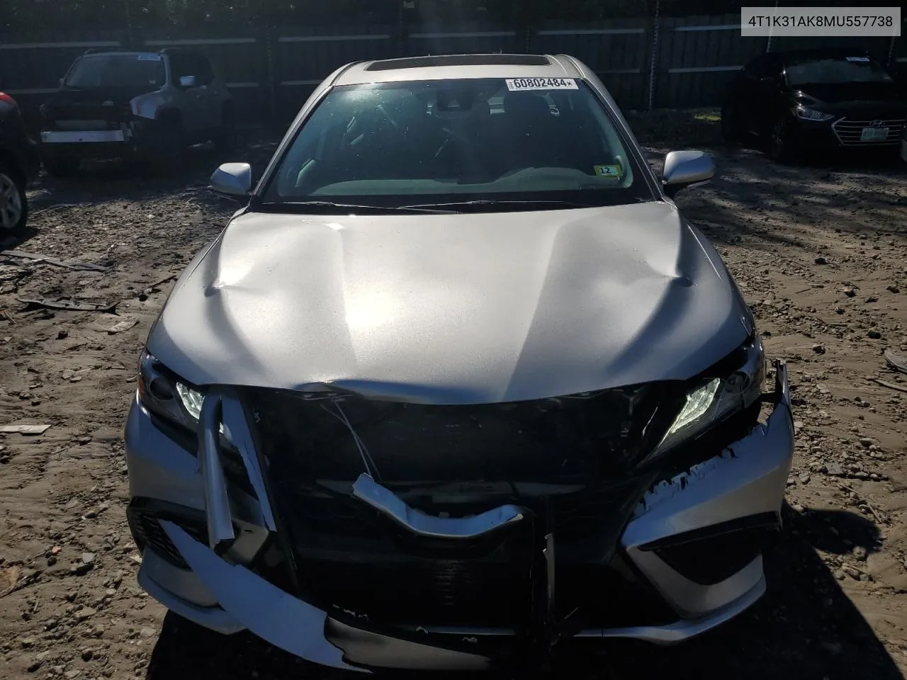 4T1K31AK8MU557738 2021 Toyota Camry Xse