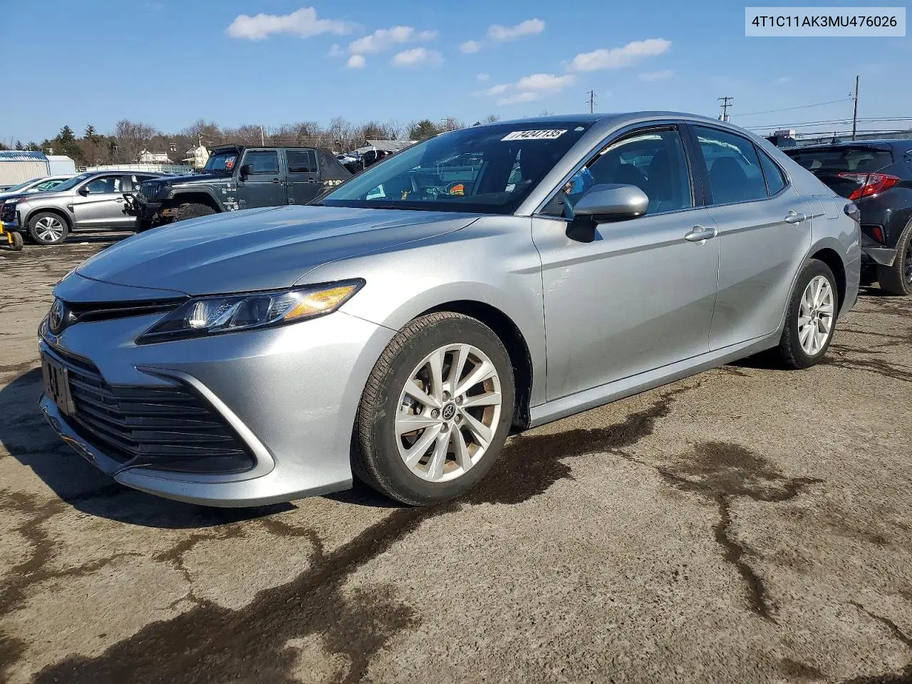 4T1C11AK3MU476026 2021 Toyota Camry Le
