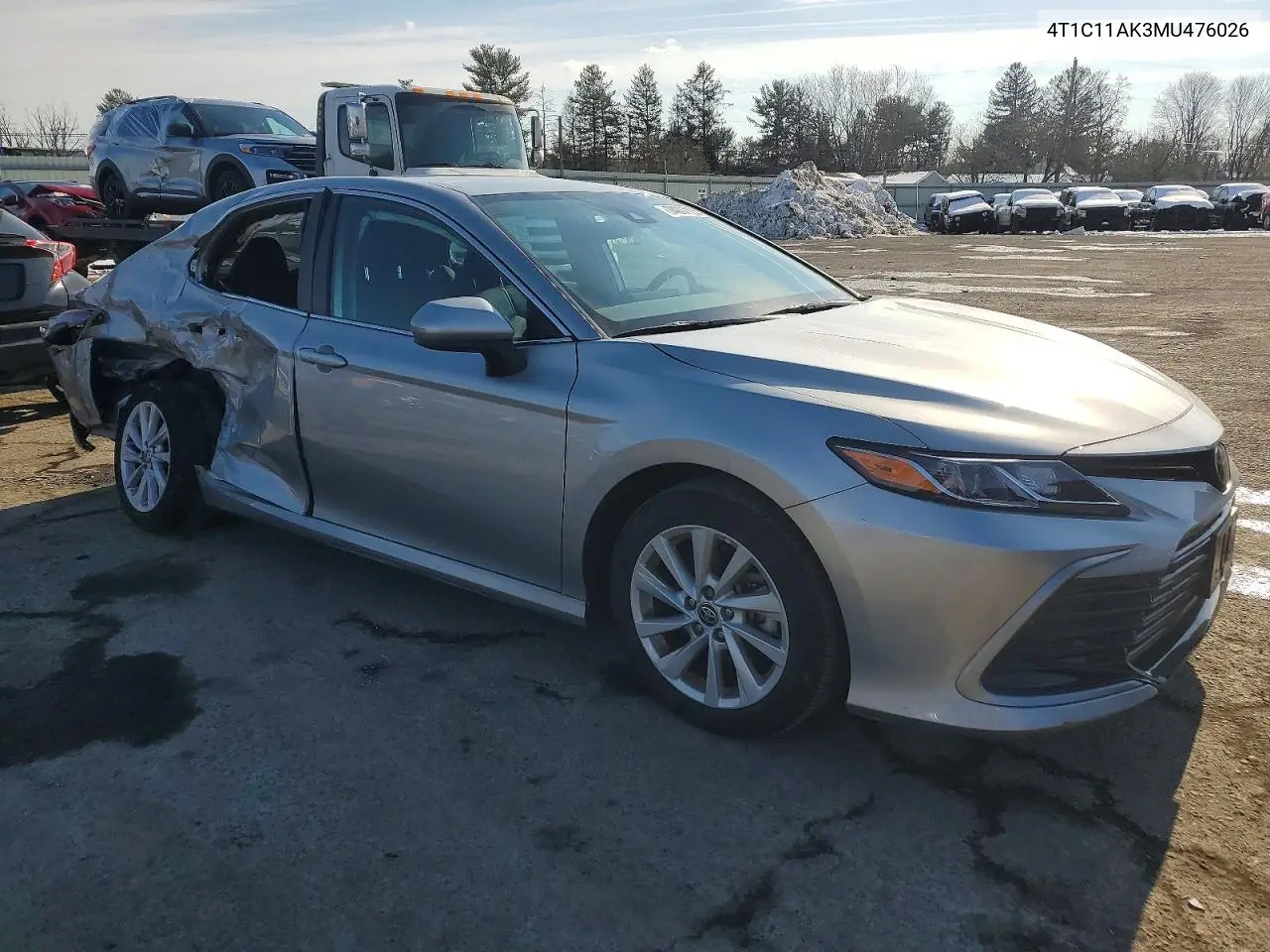 4T1C11AK3MU476026 2021 Toyota Camry Le