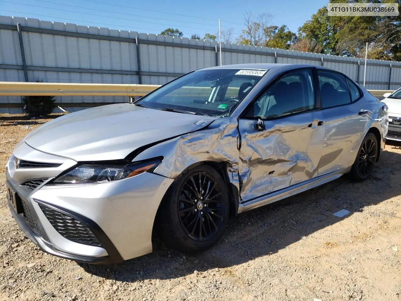 4T1G11BK3MU038669 2021 Toyota Camry Se