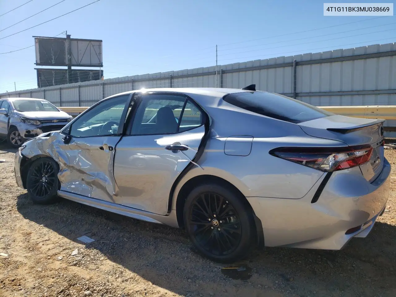 4T1G11BK3MU038669 2021 Toyota Camry Se