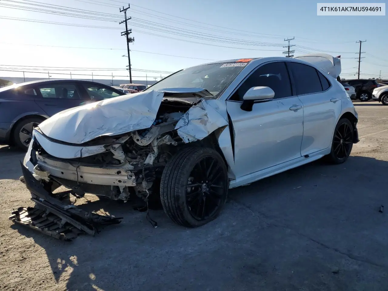 4T1K61AK7MU594691 2021 Toyota Camry Xse