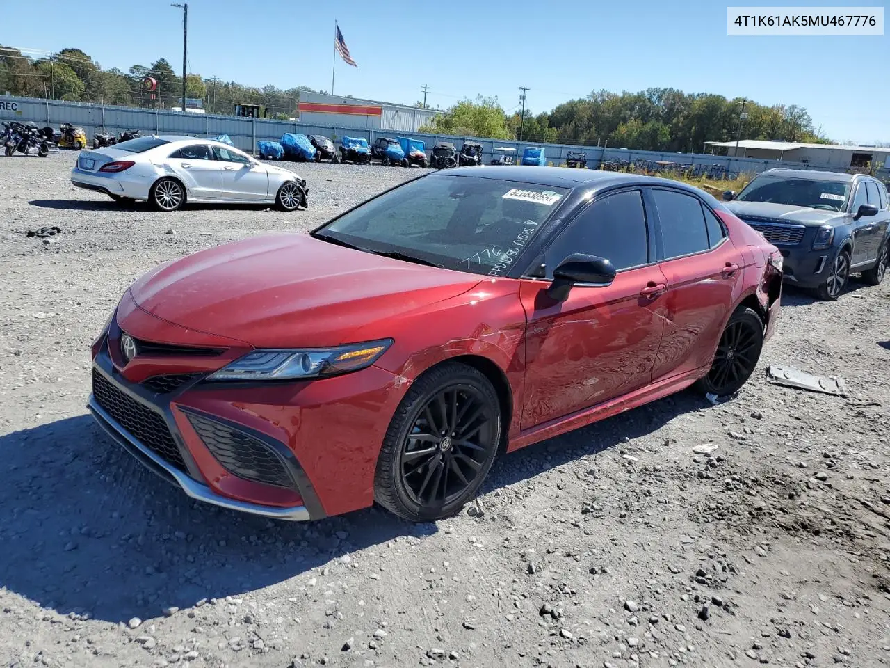 4T1K61AK5MU467776 2021 Toyota Camry Xse