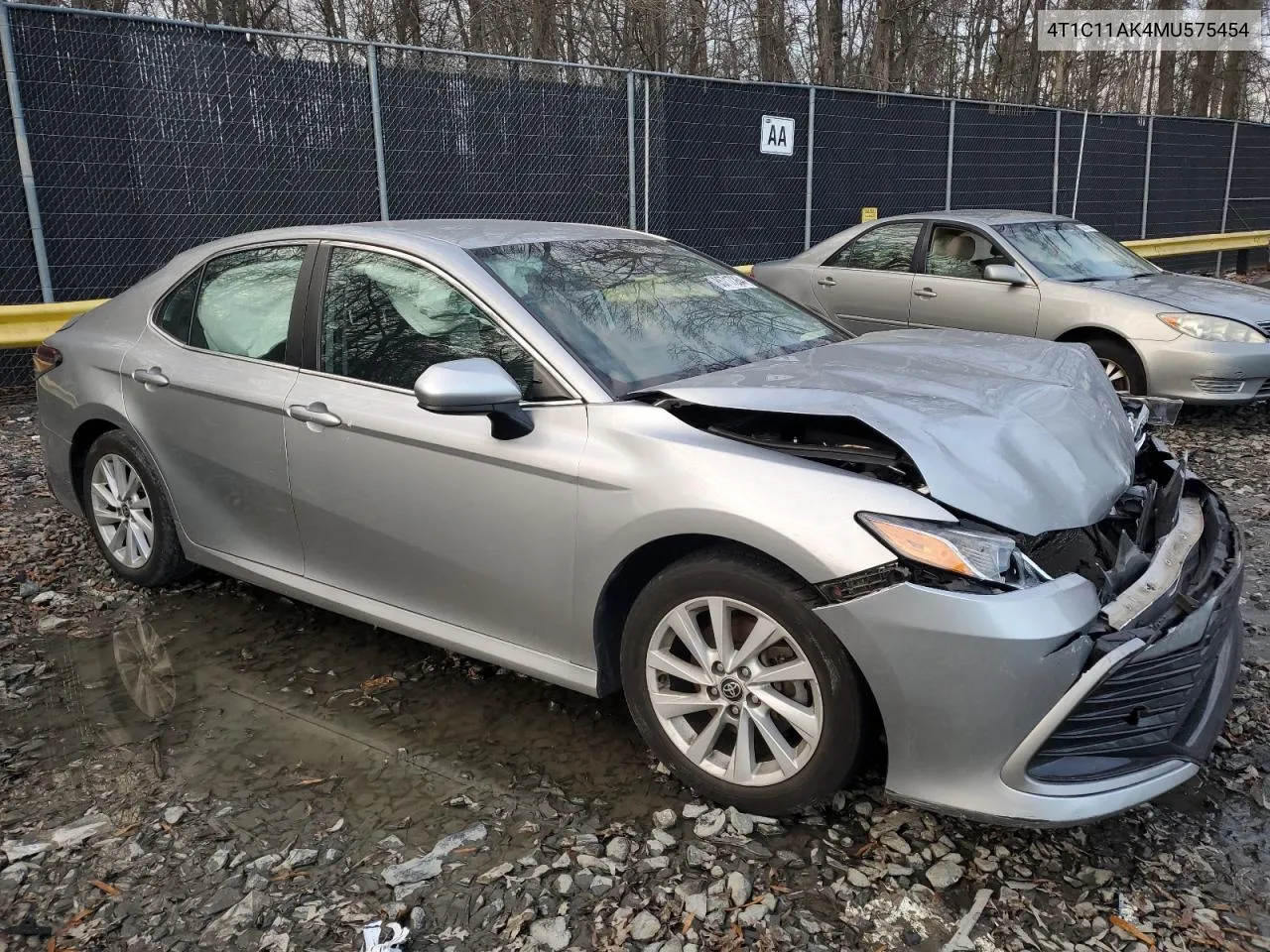 4T1C11AK4MU575454 2021 Toyota Camry Le