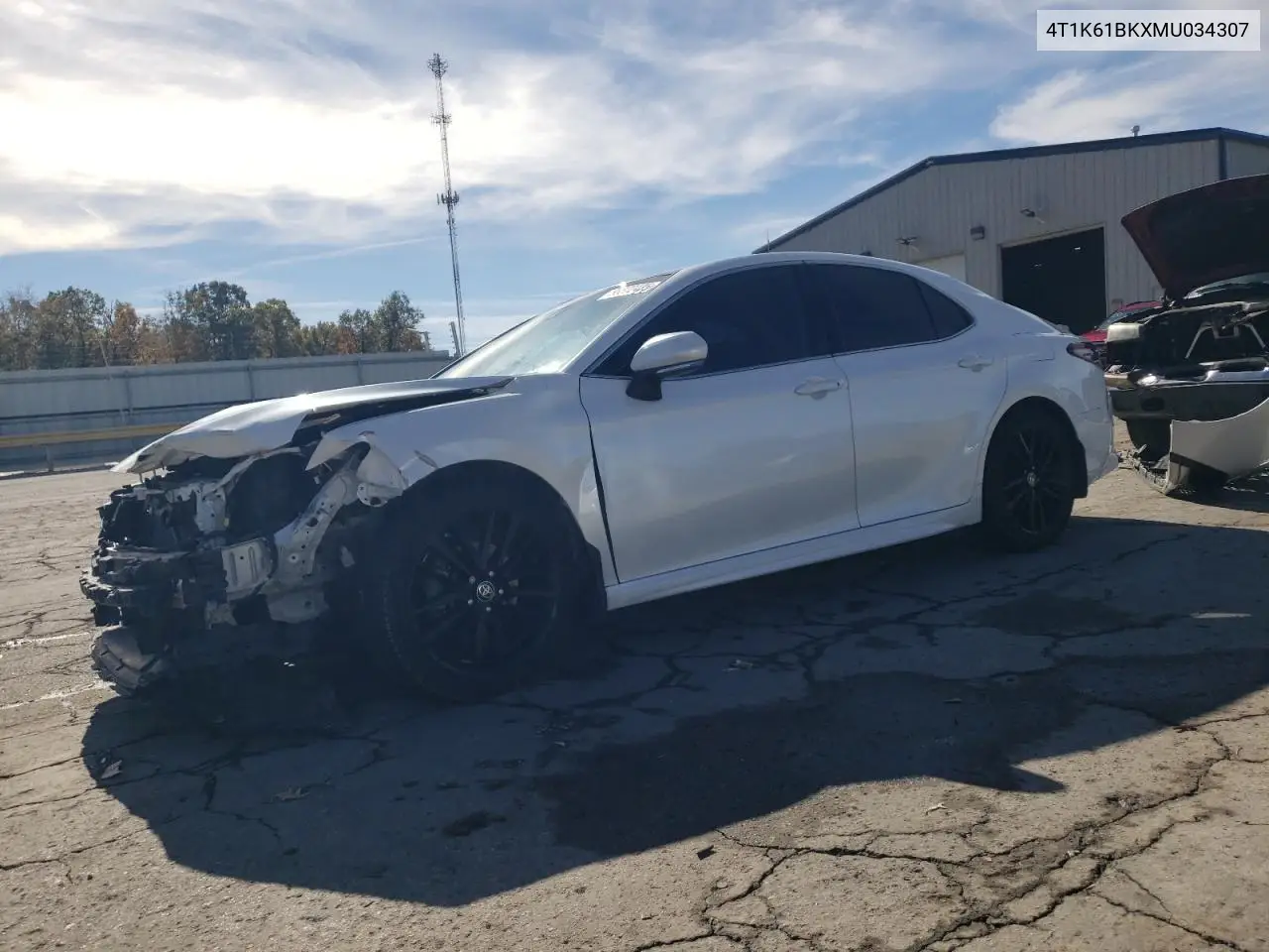 4T1K61BKXMU034307 2021 Toyota Camry Xse