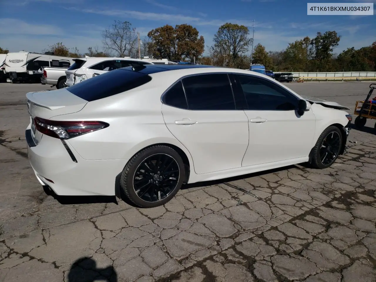 4T1K61BKXMU034307 2021 Toyota Camry Xse
