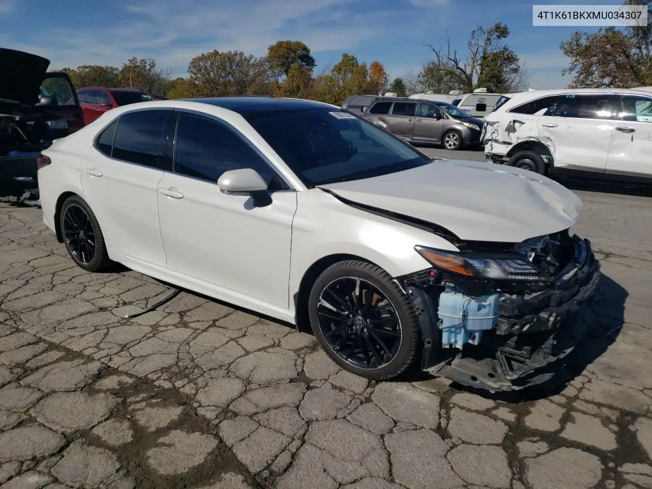 4T1K61BKXMU034307 2021 Toyota Camry Xse
