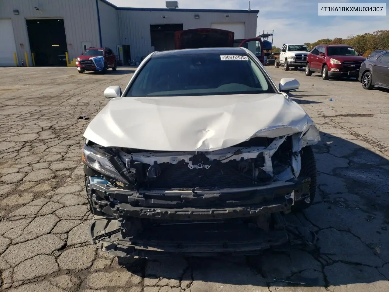 4T1K61BKXMU034307 2021 Toyota Camry Xse