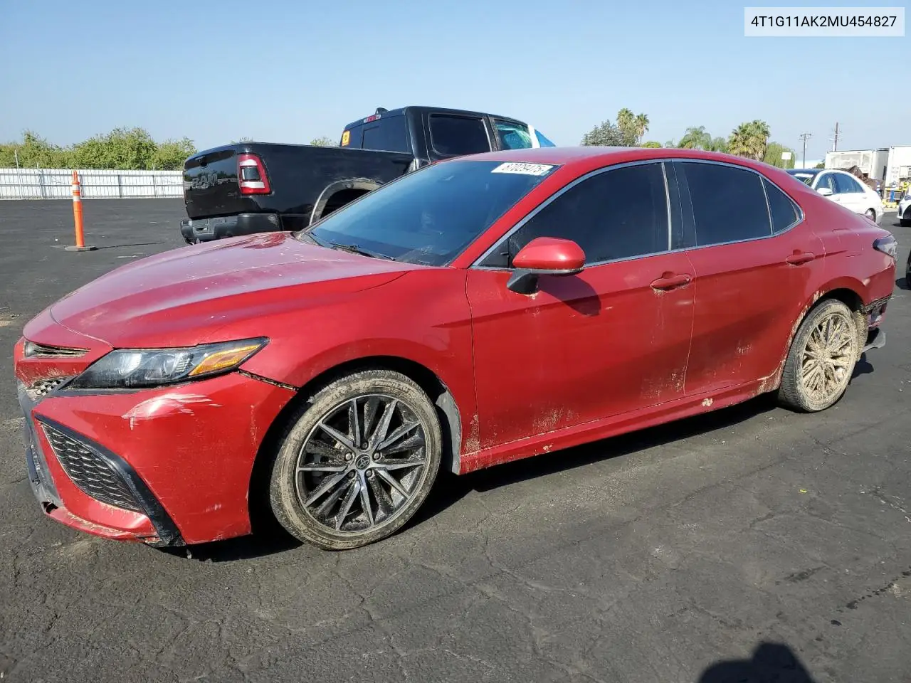 4T1G11AK2MU454827 2021 Toyota Camry Se