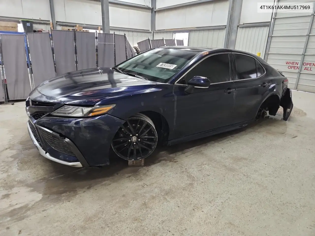 4T1K61AK4MU517969 2021 Toyota Camry Xse