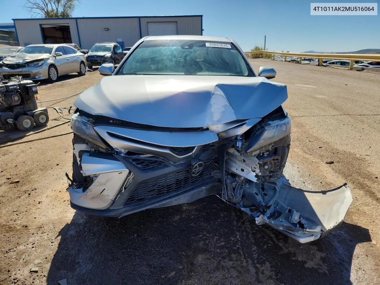 4T1G11AK2MU516064 2021 Toyota Camry Se