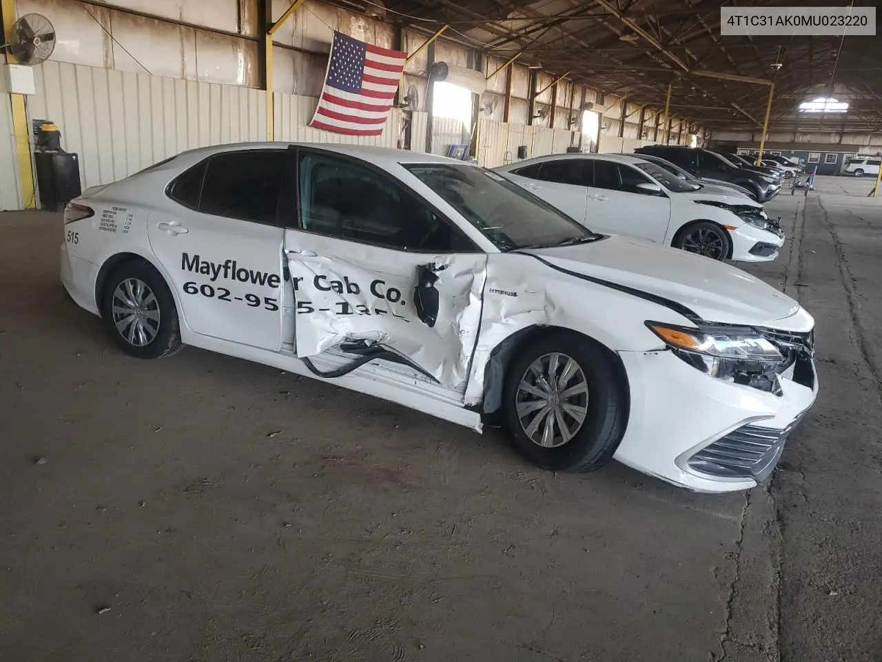 4T1C31AK0MU023220 2021 Toyota Camry Le