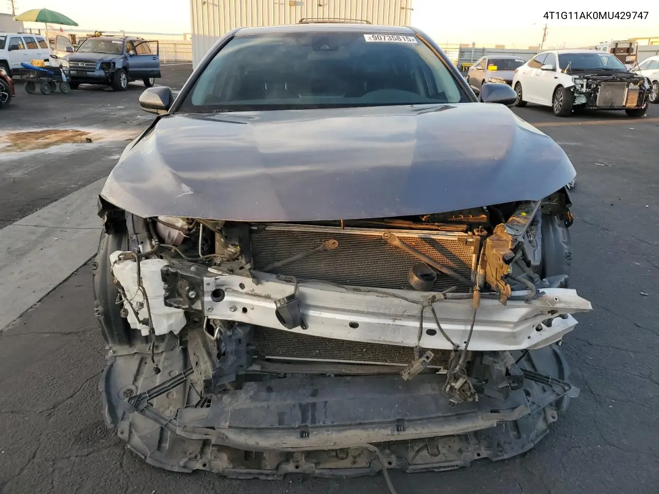 4T1G11AK0MU429747 2021 Toyota Camry Se