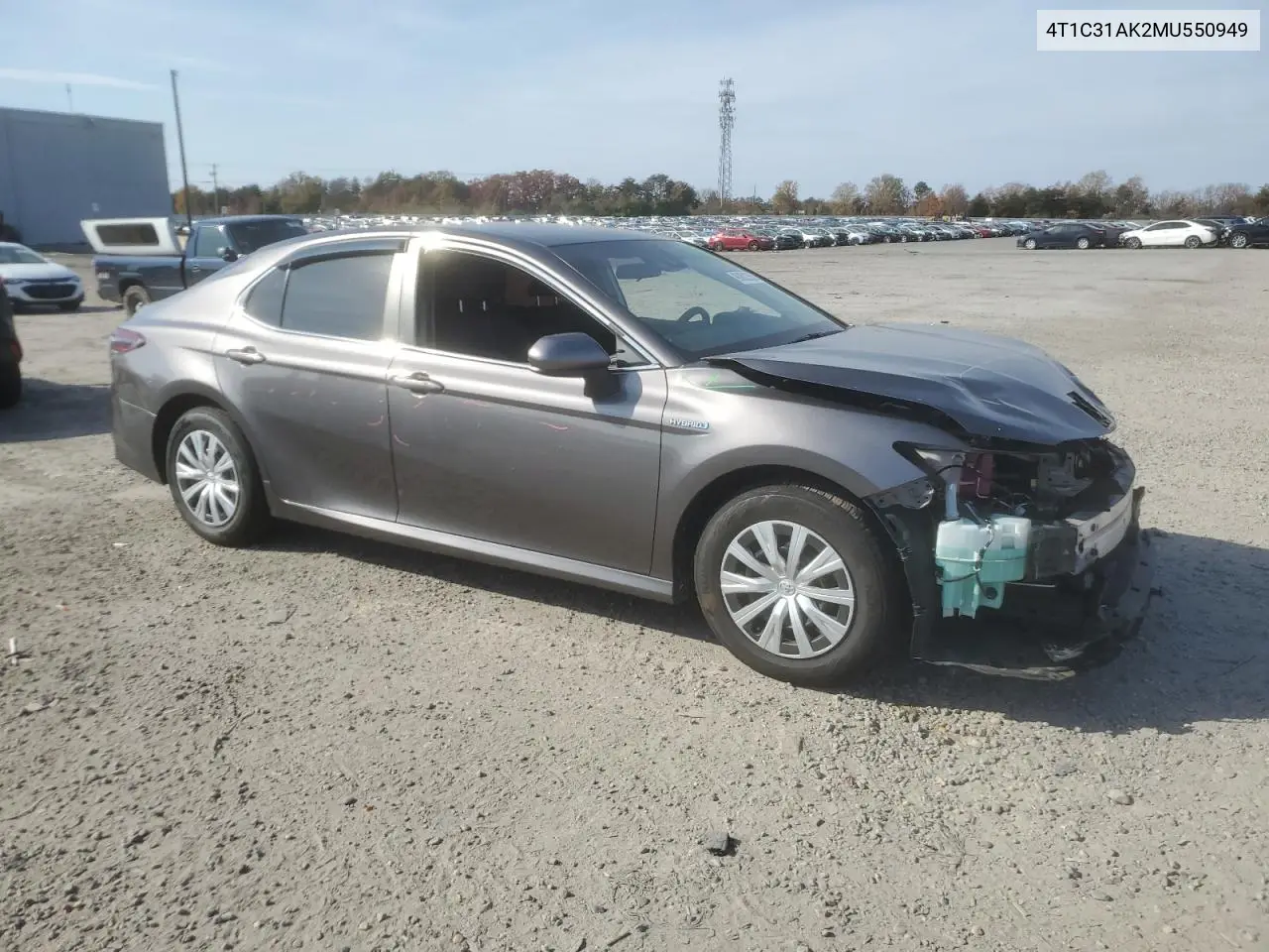 4T1C31AK2MU550949 2021 Toyota Camry Le