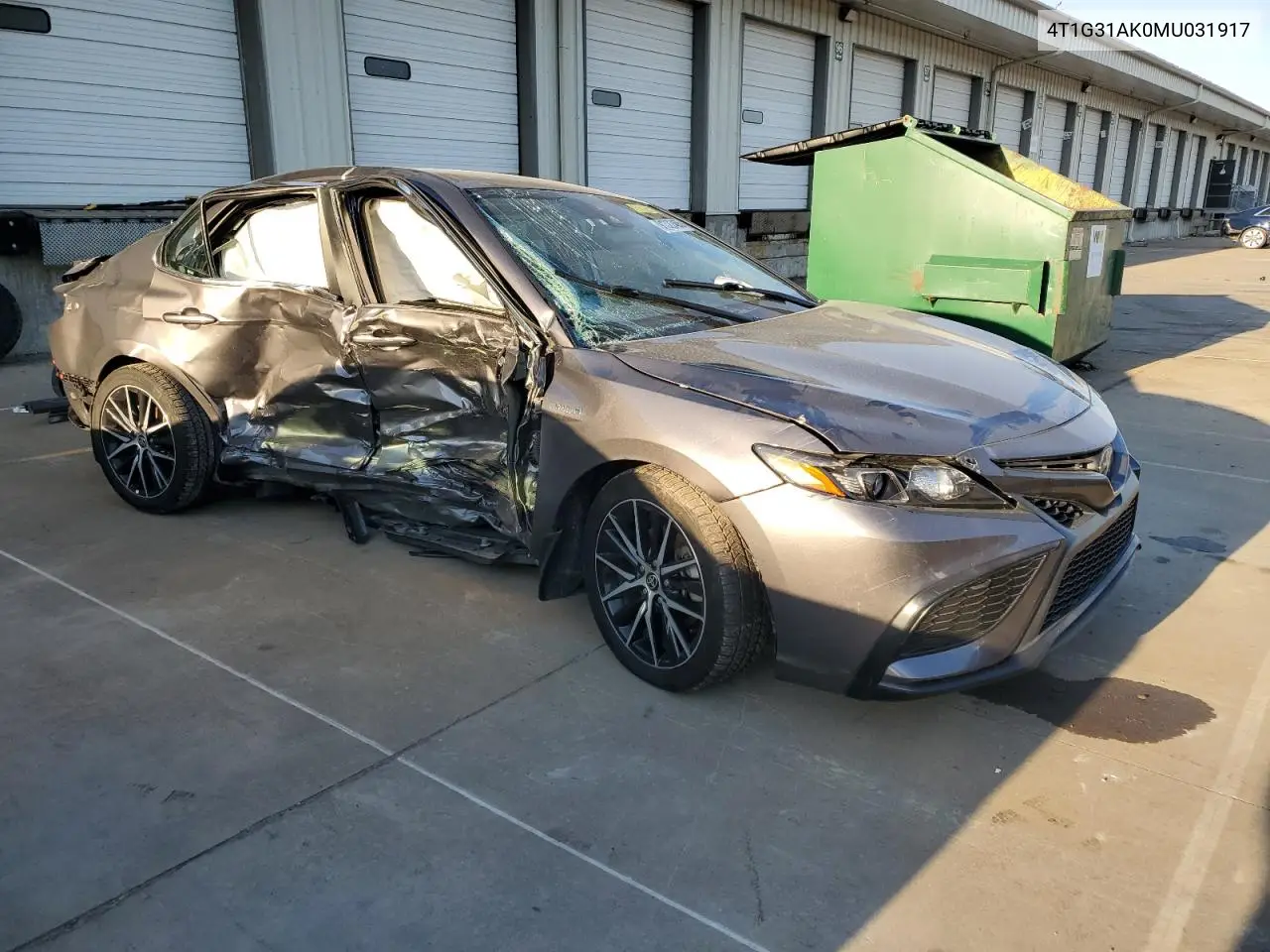 4T1G31AK0MU031917 2021 Toyota Camry Se