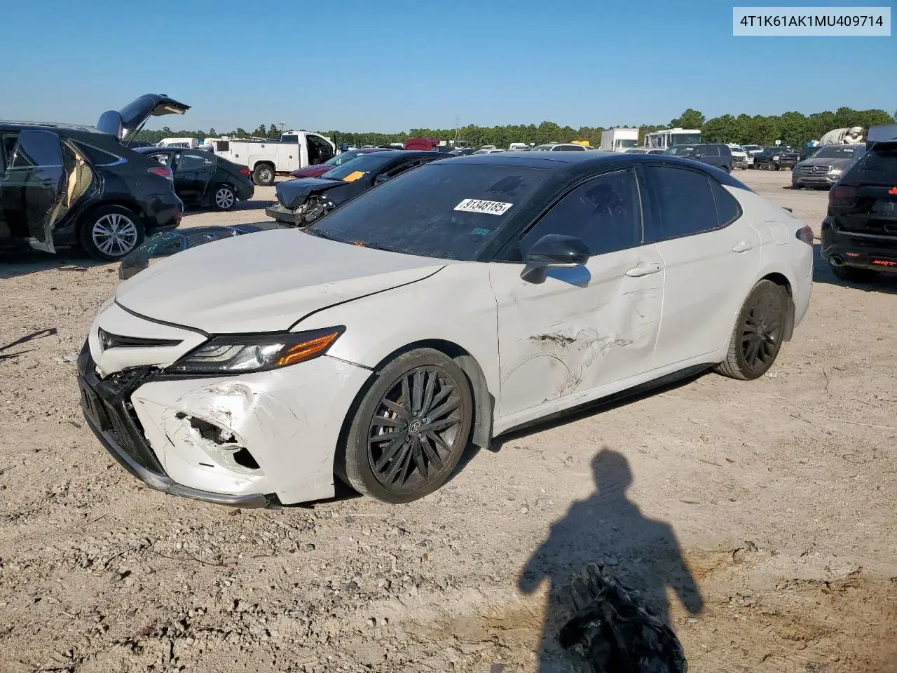 4T1K61AK1MU409714 2021 Toyota Camry Xse
