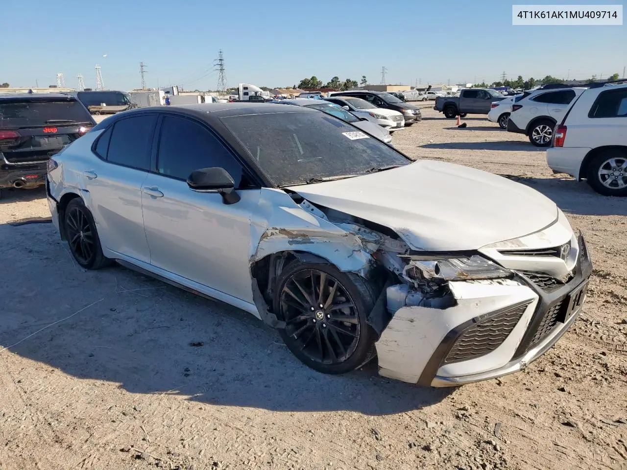 4T1K61AK1MU409714 2021 Toyota Camry Xse