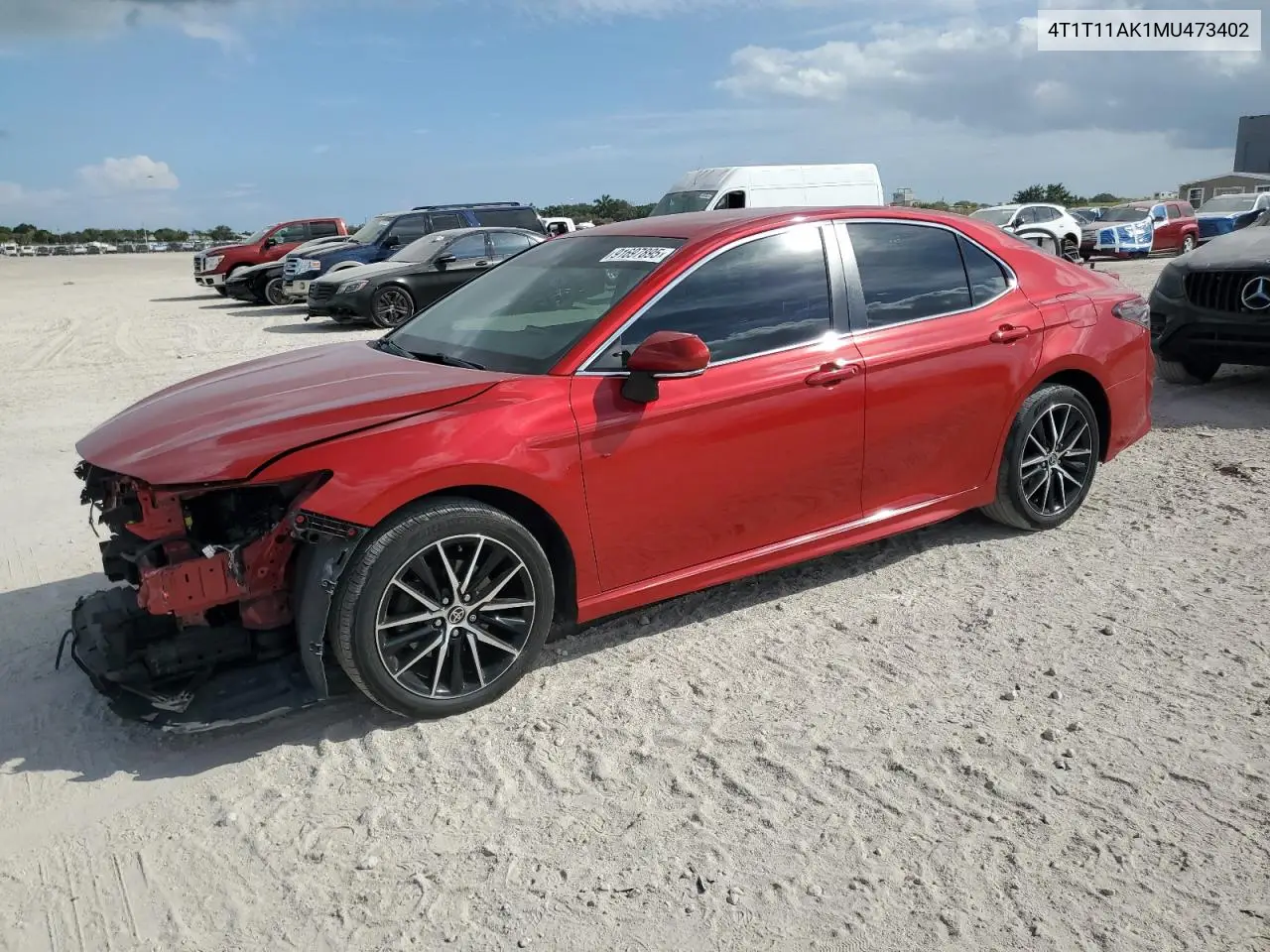 4T1T11AK1MU473402 2021 Toyota Camry Se