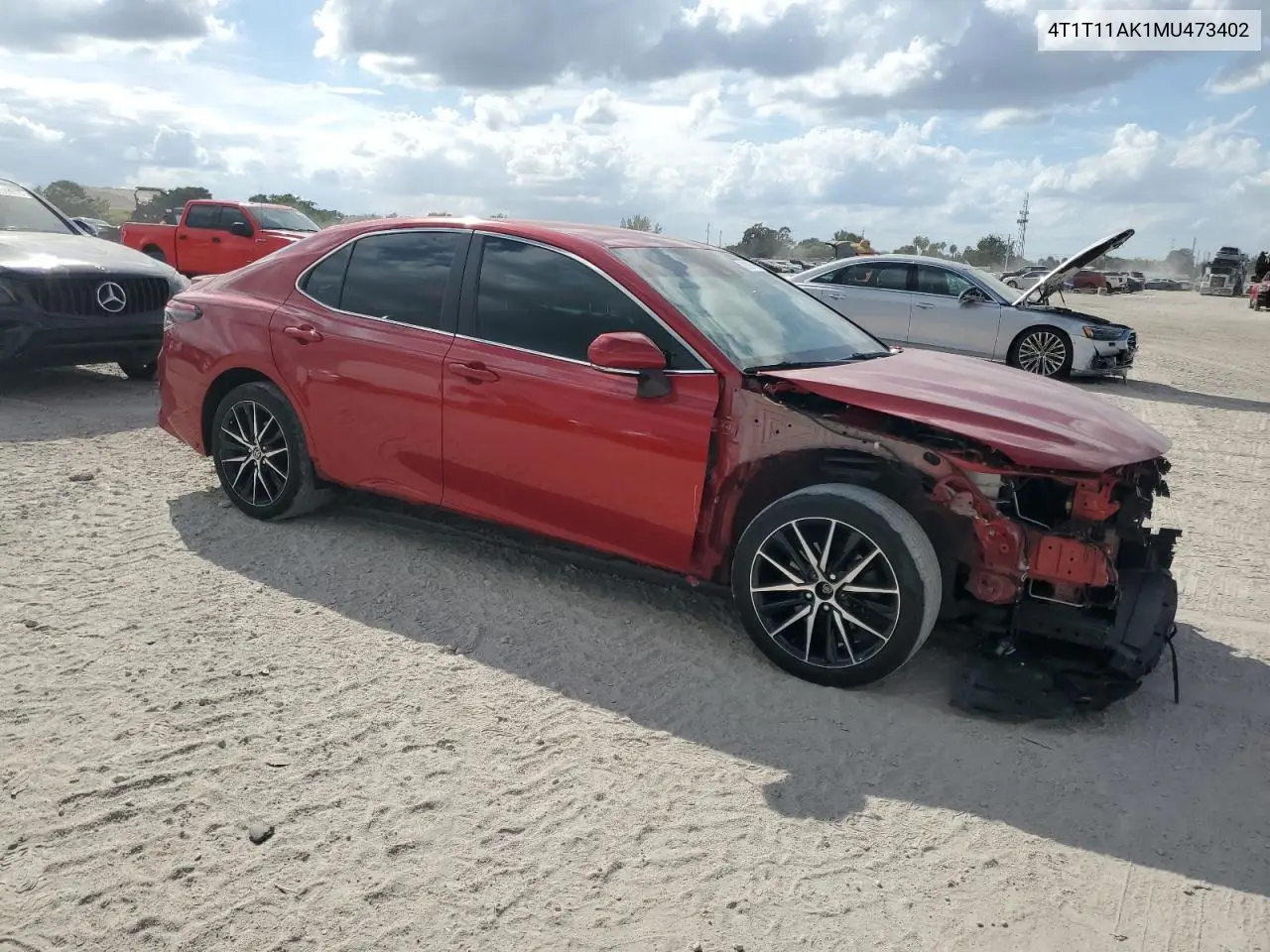 4T1T11AK1MU473402 2021 Toyota Camry Se