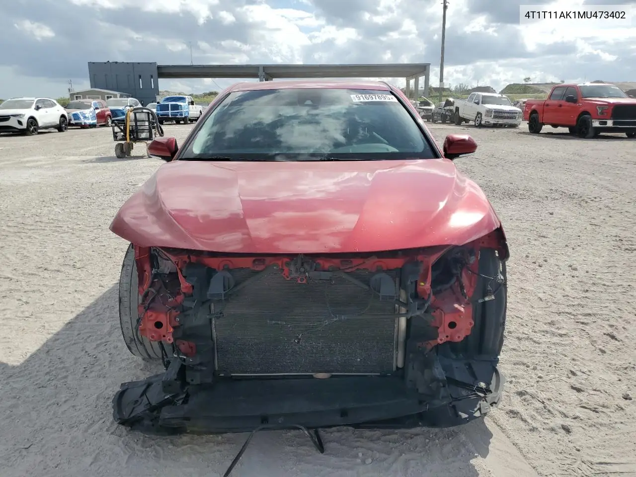 4T1T11AK1MU473402 2021 Toyota Camry Se