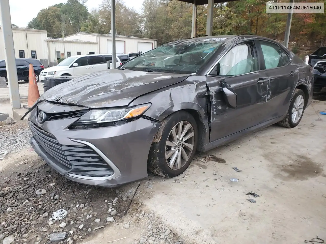 4T1R11AK4MU515040 2021 Toyota Camry Le