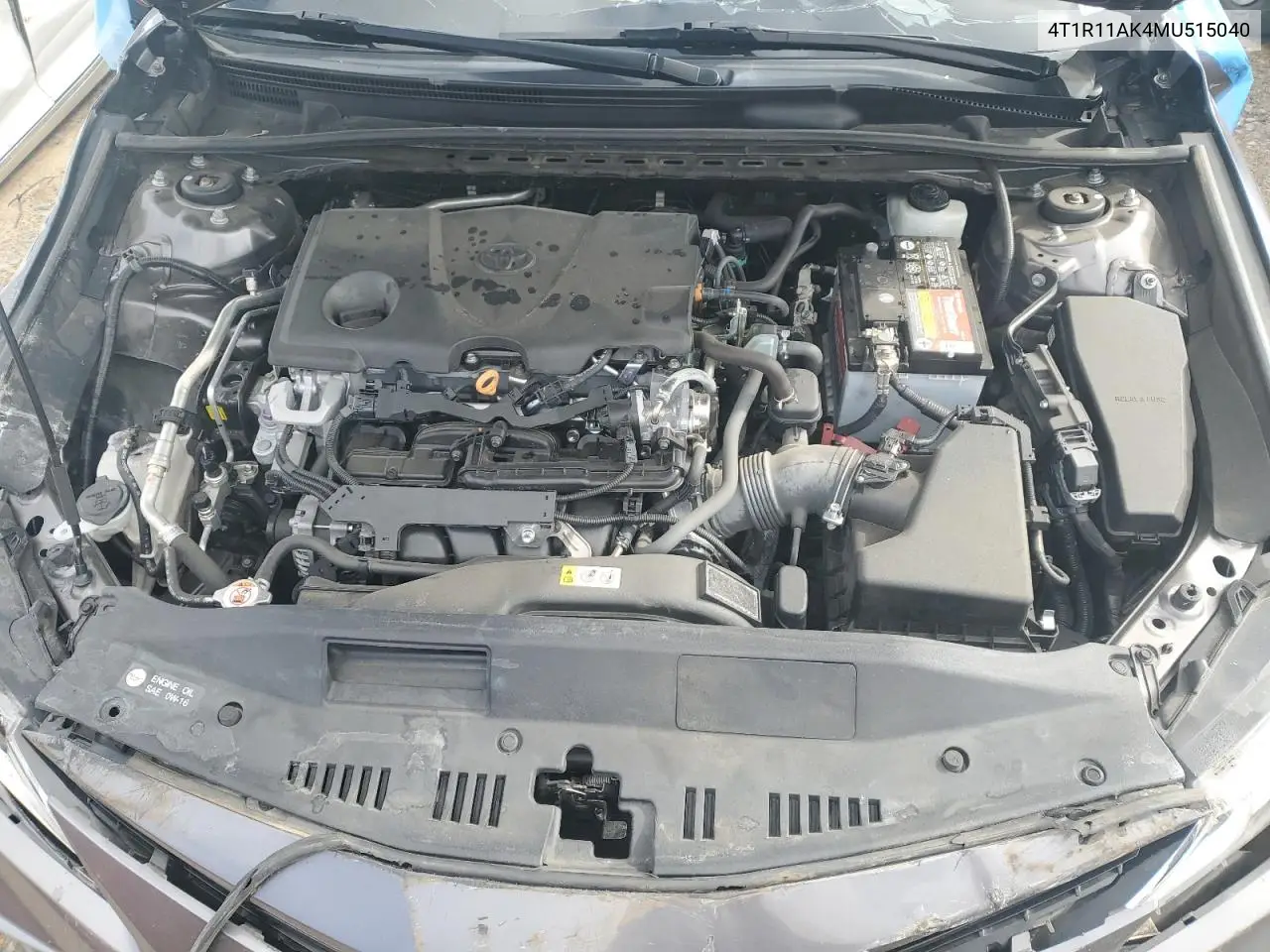 4T1R11AK4MU515040 2021 Toyota Camry Le