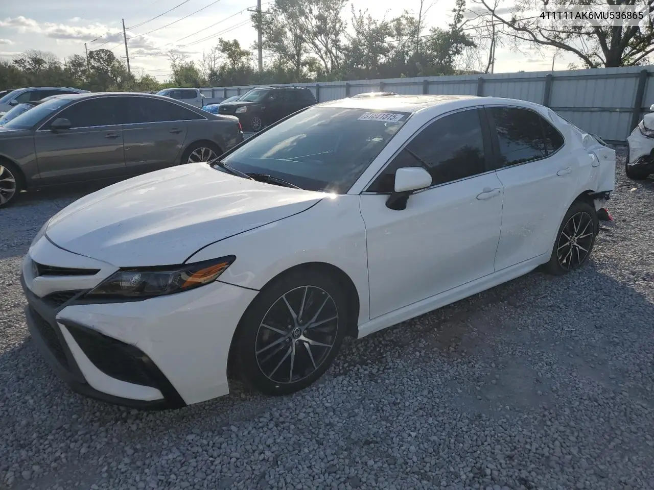 4T1T11AK6MU536865 2021 Toyota Camry Se