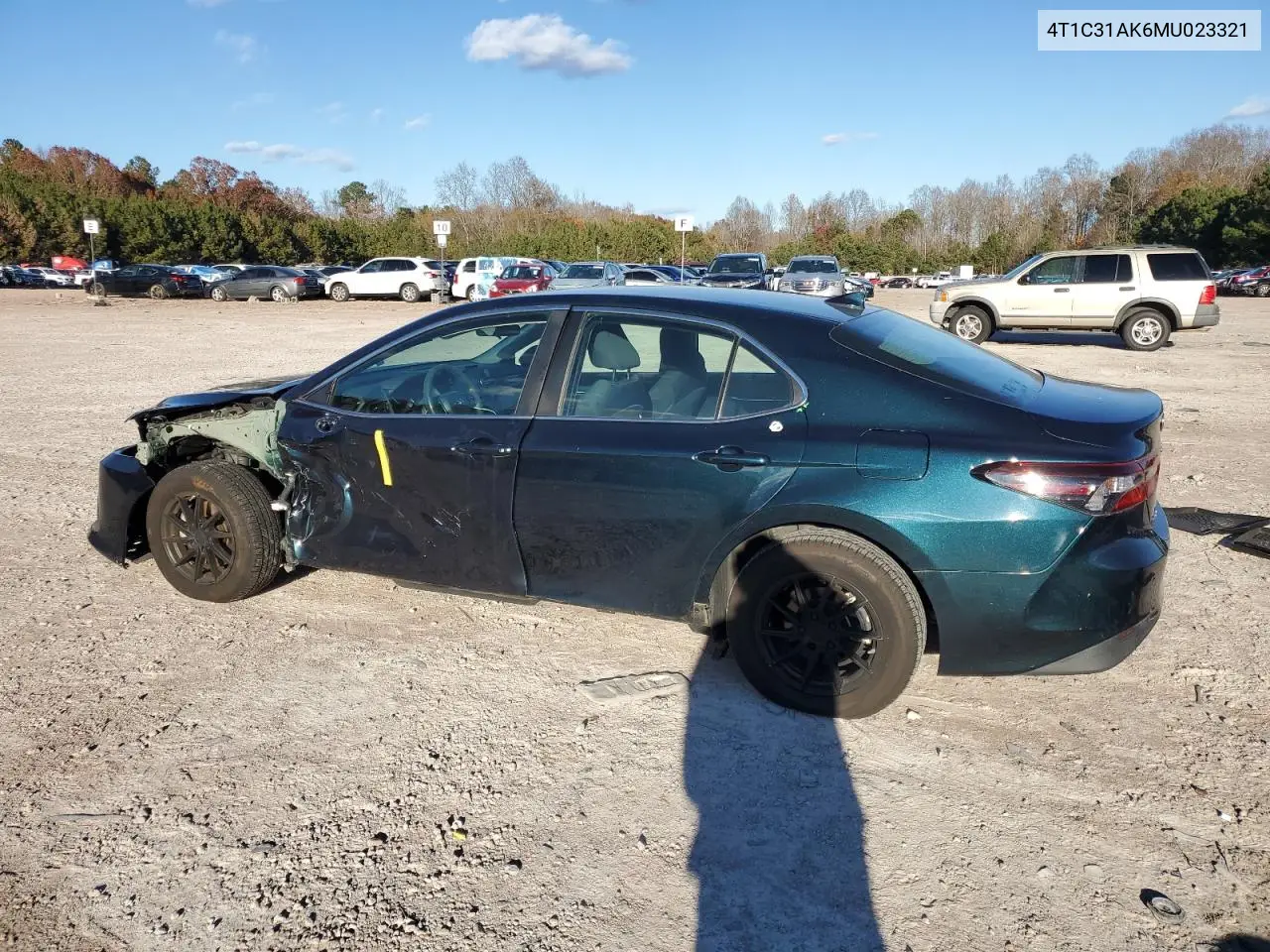 4T1C31AK6MU023321 2021 Toyota Camry Le