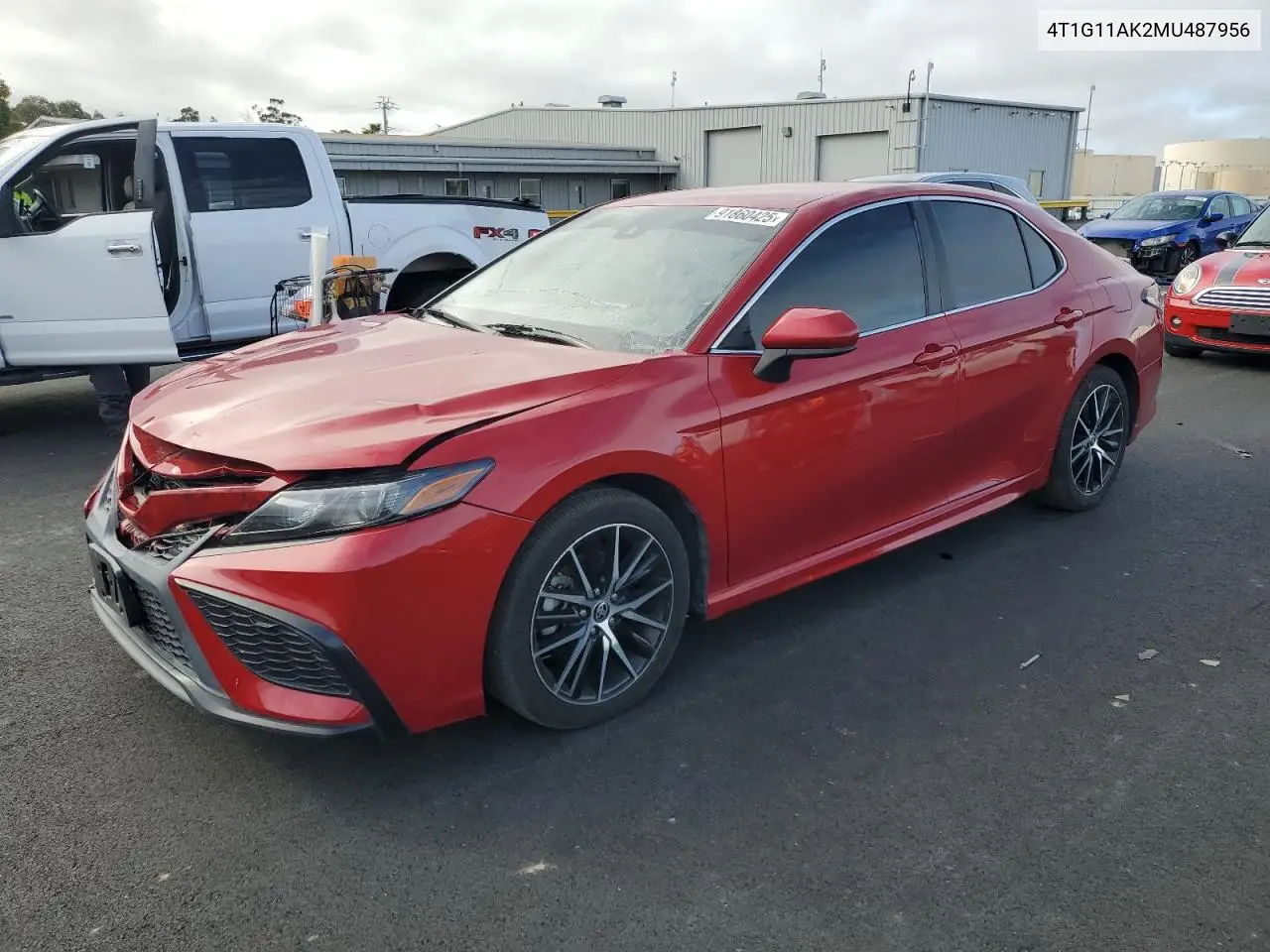 4T1G11AK2MU487956 2021 Toyota Camry Se