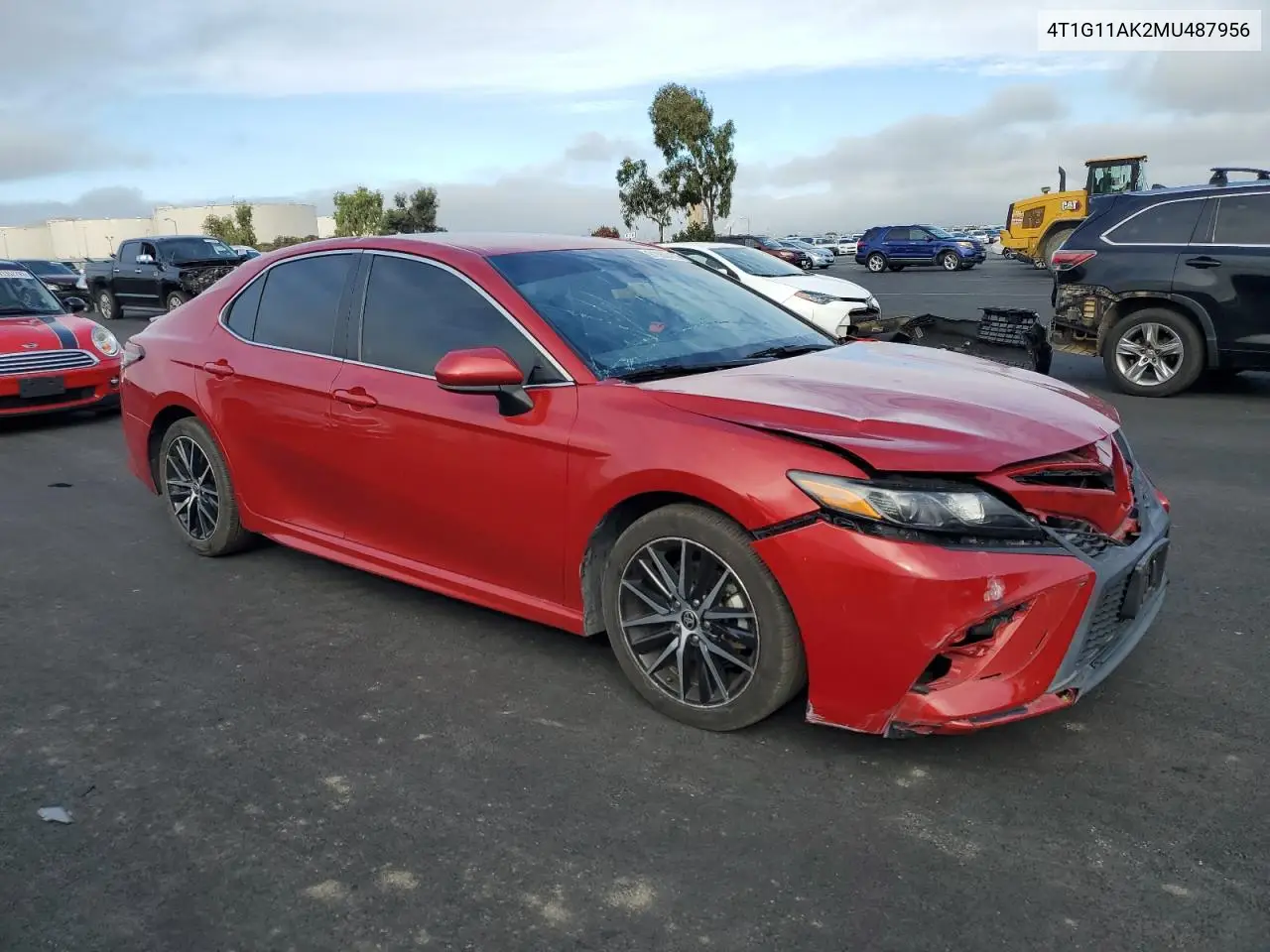 4T1G11AK2MU487956 2021 Toyota Camry Se