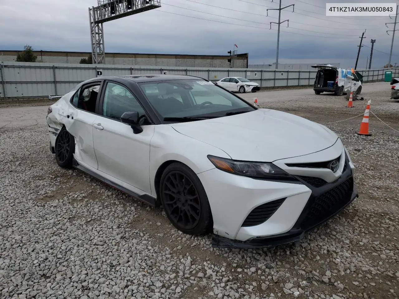 4T1KZ1AK3MU050843 2021 Toyota Camry Trd