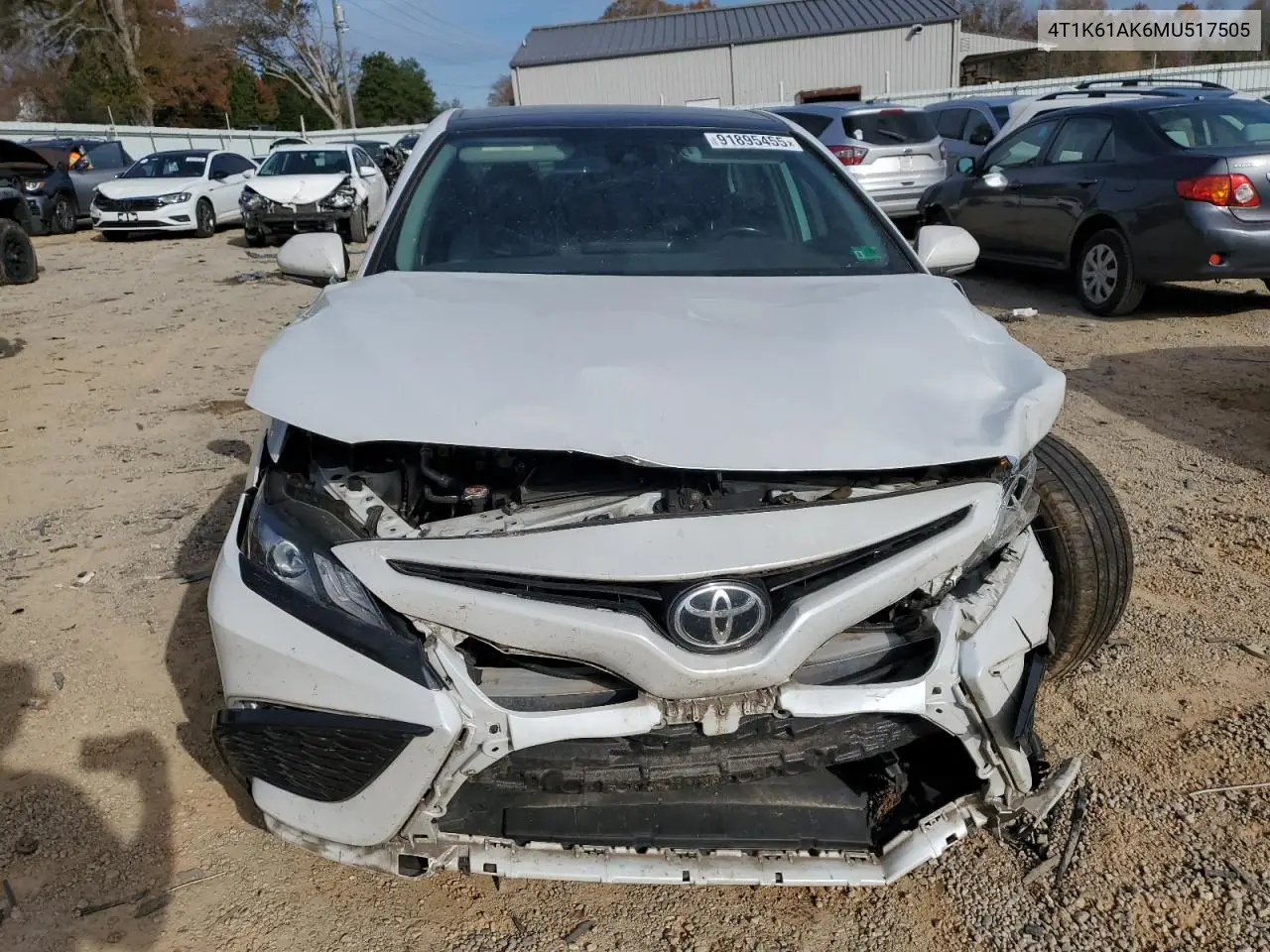 4T1K61AK6MU517505 2021 Toyota Camry Xse