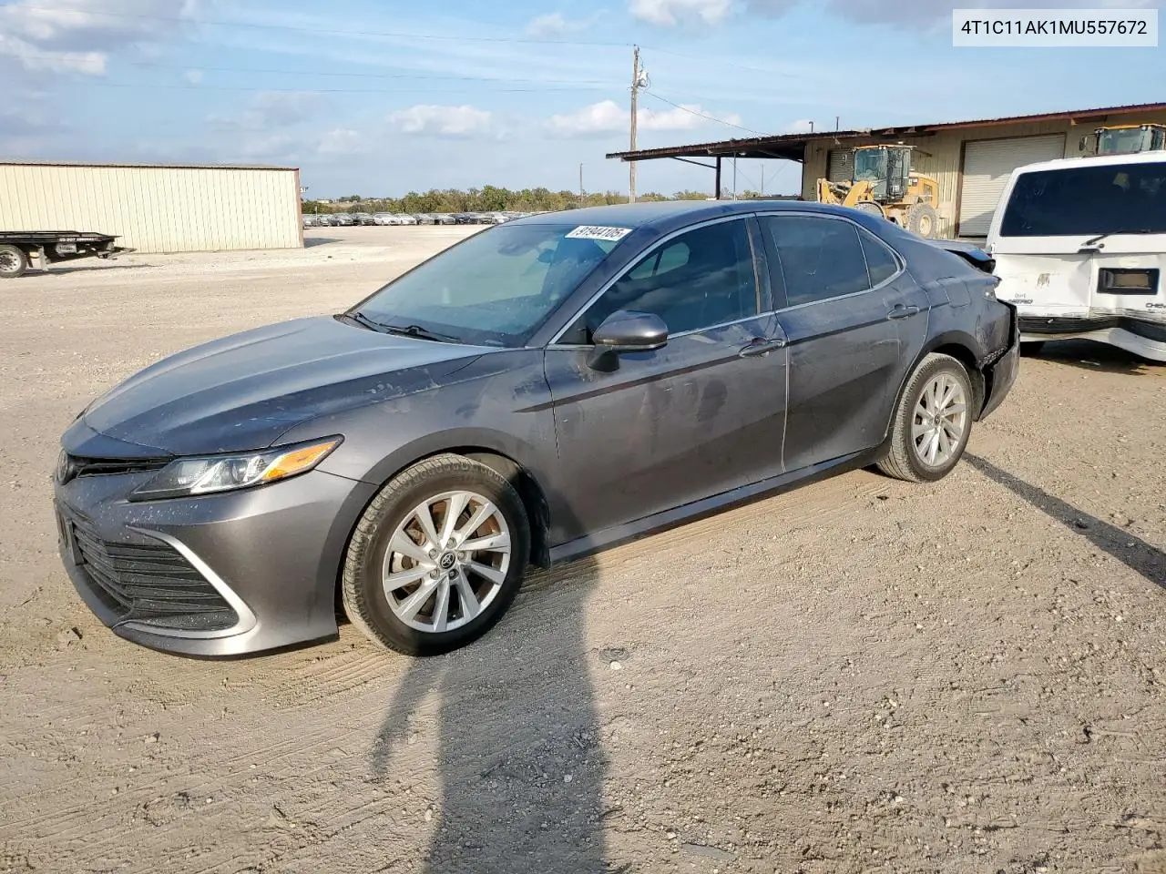 4T1C11AK1MU557672 2021 Toyota Camry Le