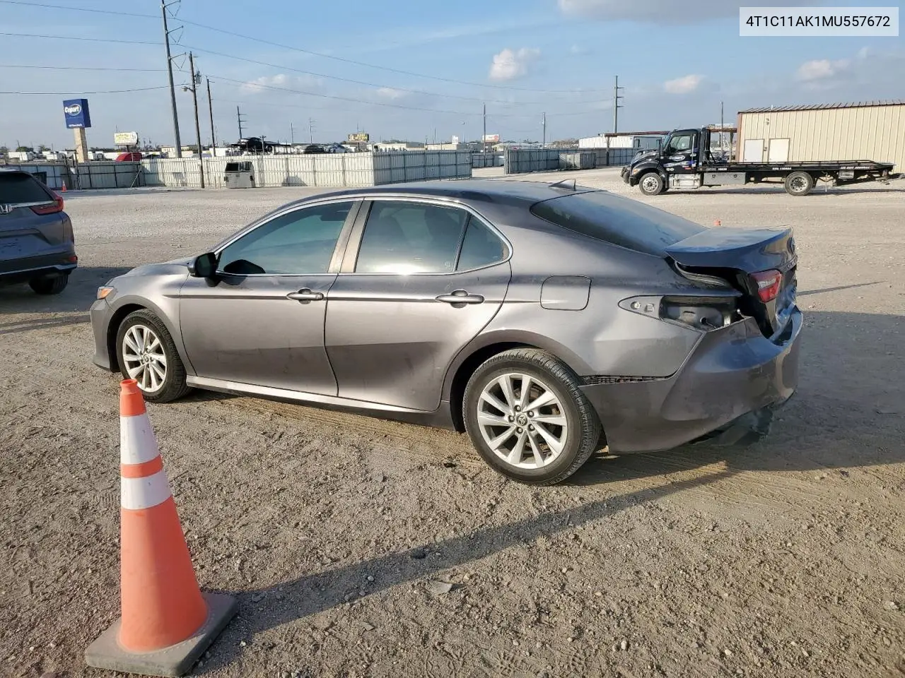 4T1C11AK1MU557672 2021 Toyota Camry Le