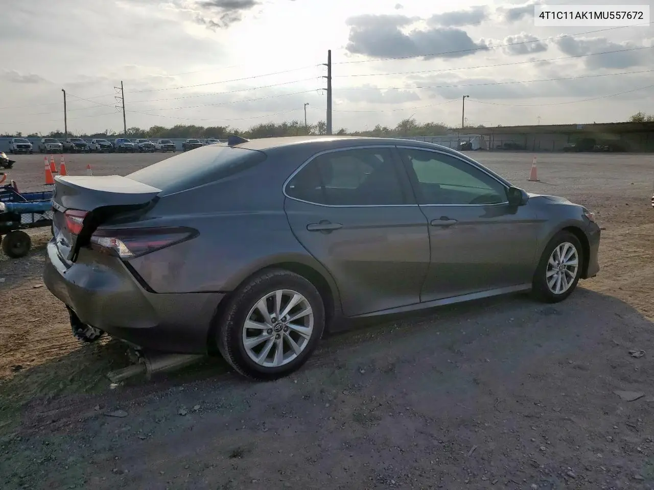 4T1C11AK1MU557672 2021 Toyota Camry Le