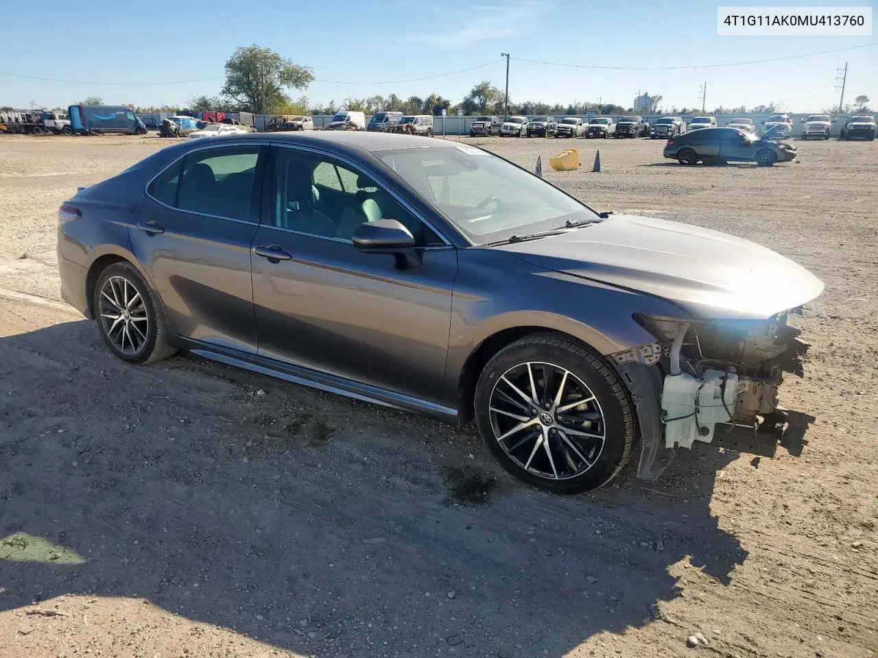4T1G11AK0MU413760 2021 Toyota Camry Se