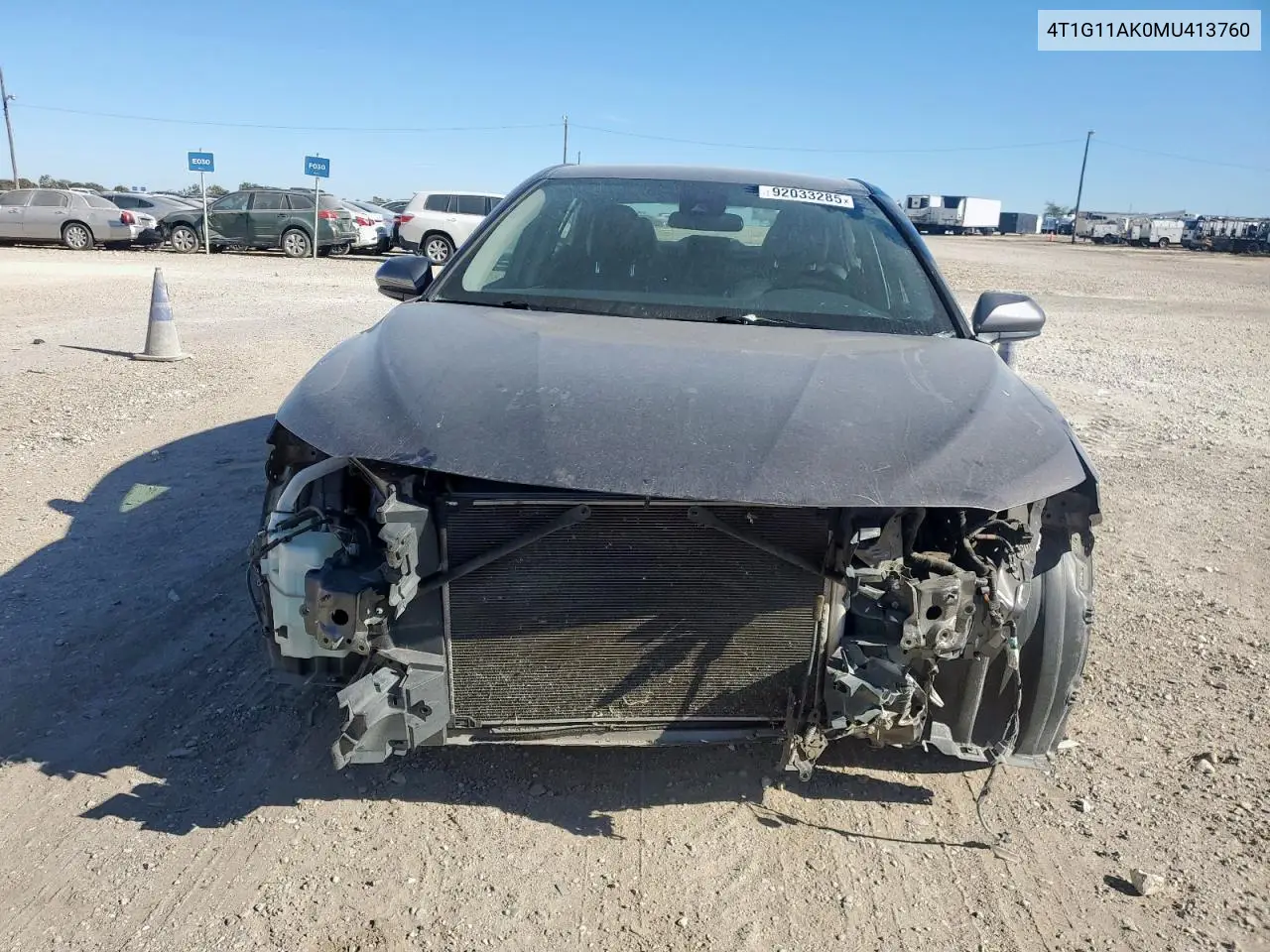 4T1G11AK0MU413760 2021 Toyota Camry Se