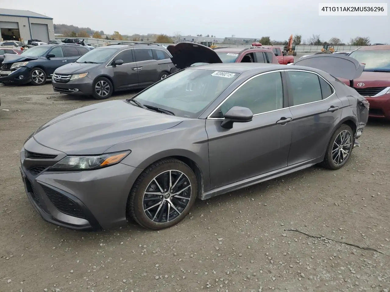 4T1G11AK2MU536296 2021 Toyota Camry Se