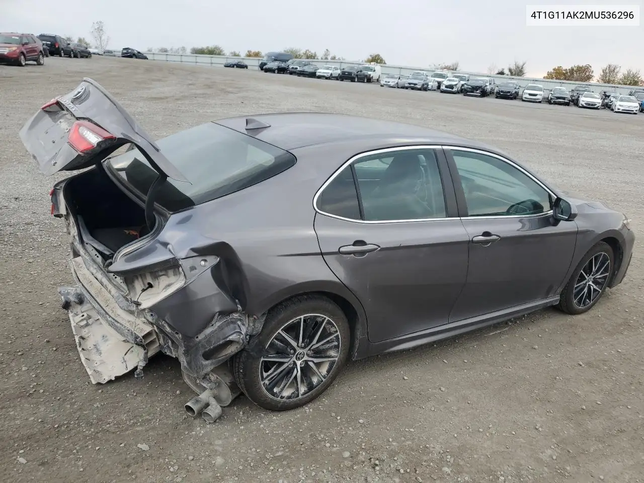 4T1G11AK2MU536296 2021 Toyota Camry Se