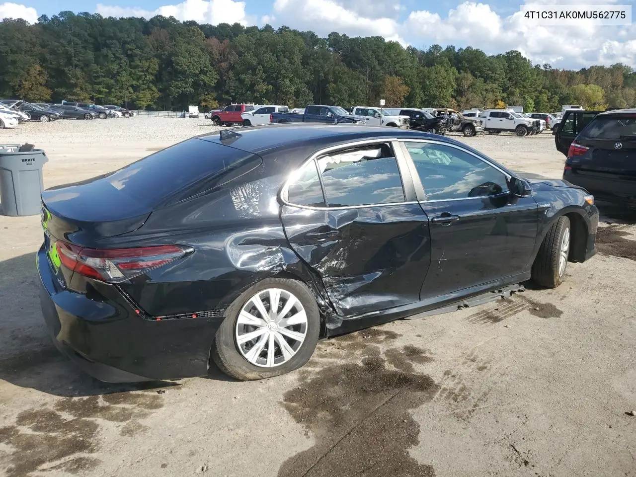 4T1C31AK0MU562775 2021 Toyota Camry Le