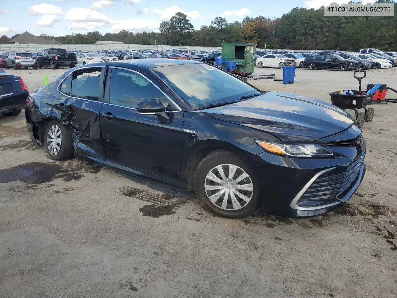 4T1C31AK0MU562775 2021 Toyota Camry Le
