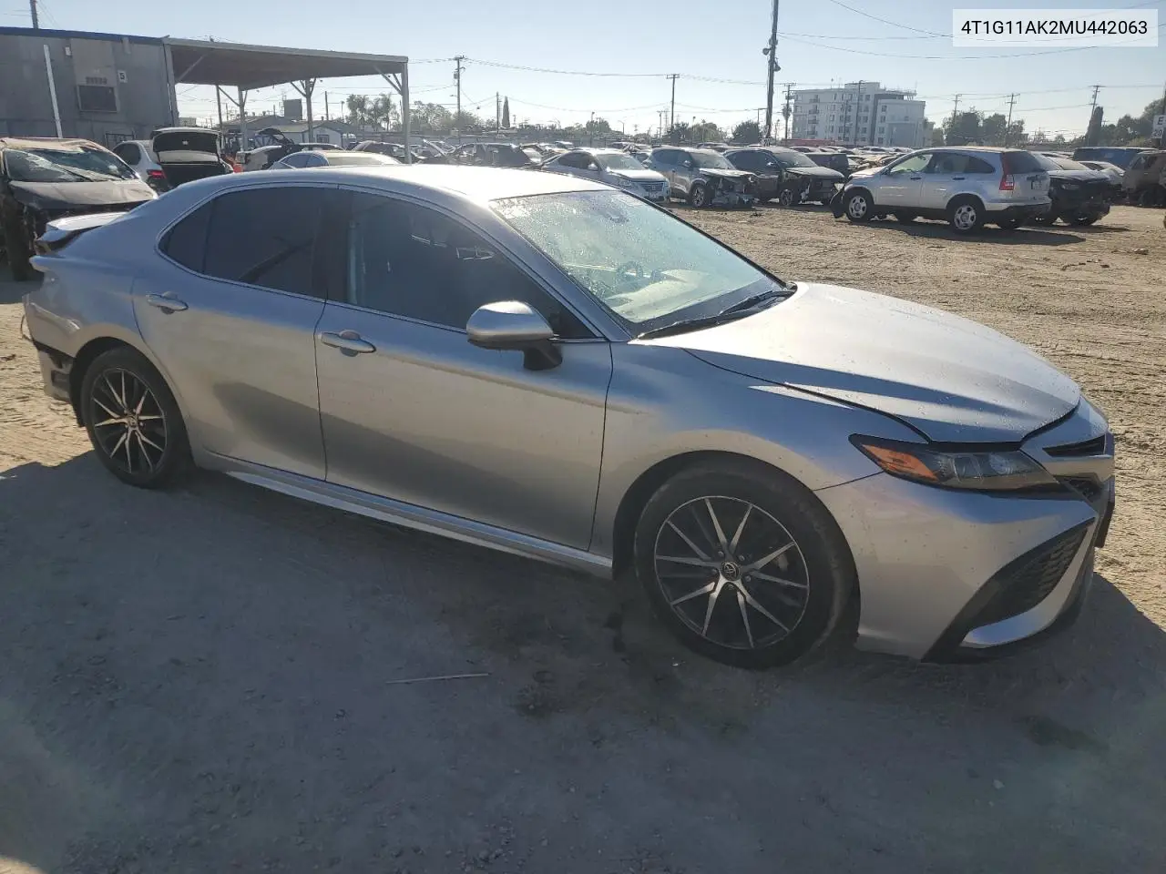 4T1G11AK2MU442063 2021 Toyota Camry Se