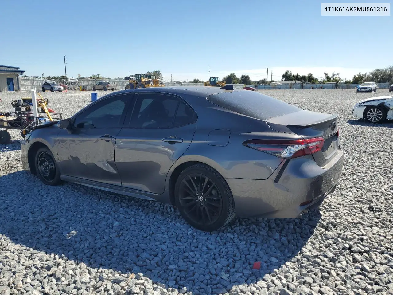 4T1K61AK3MU561316 2021 Toyota Camry Xse