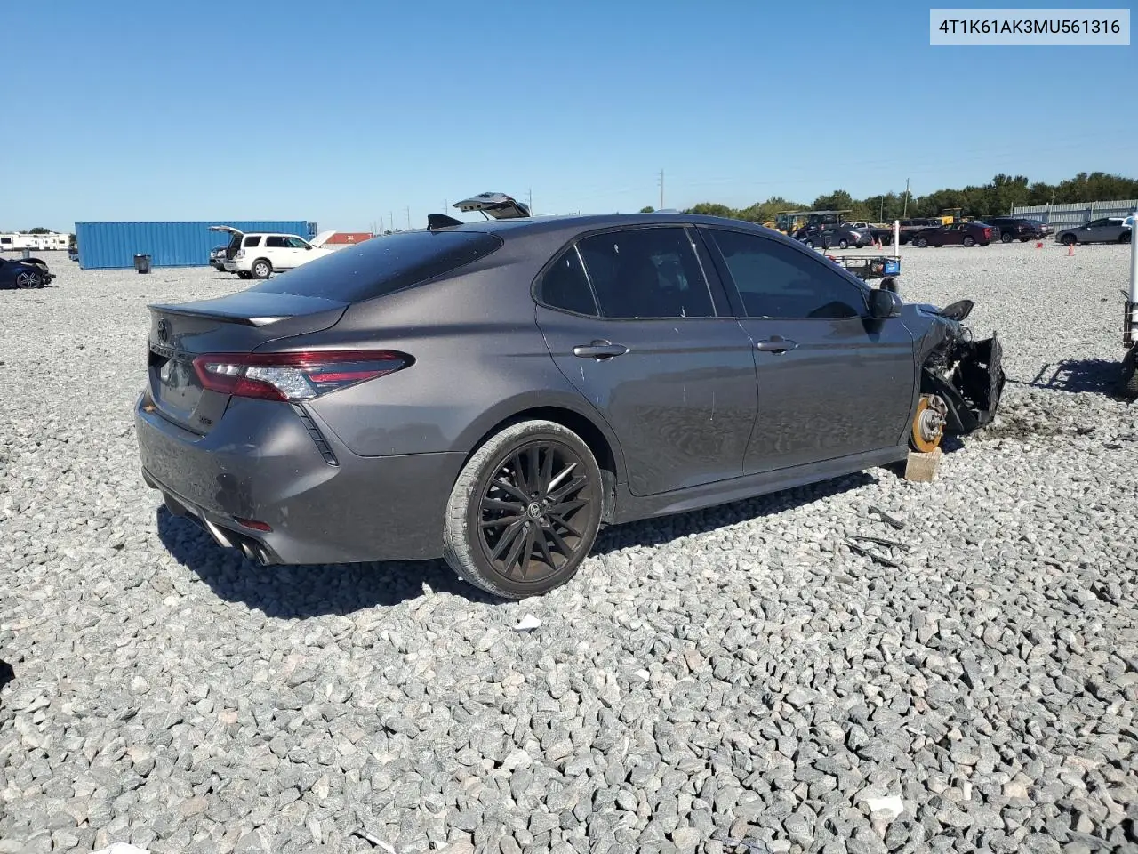 4T1K61AK3MU561316 2021 Toyota Camry Xse