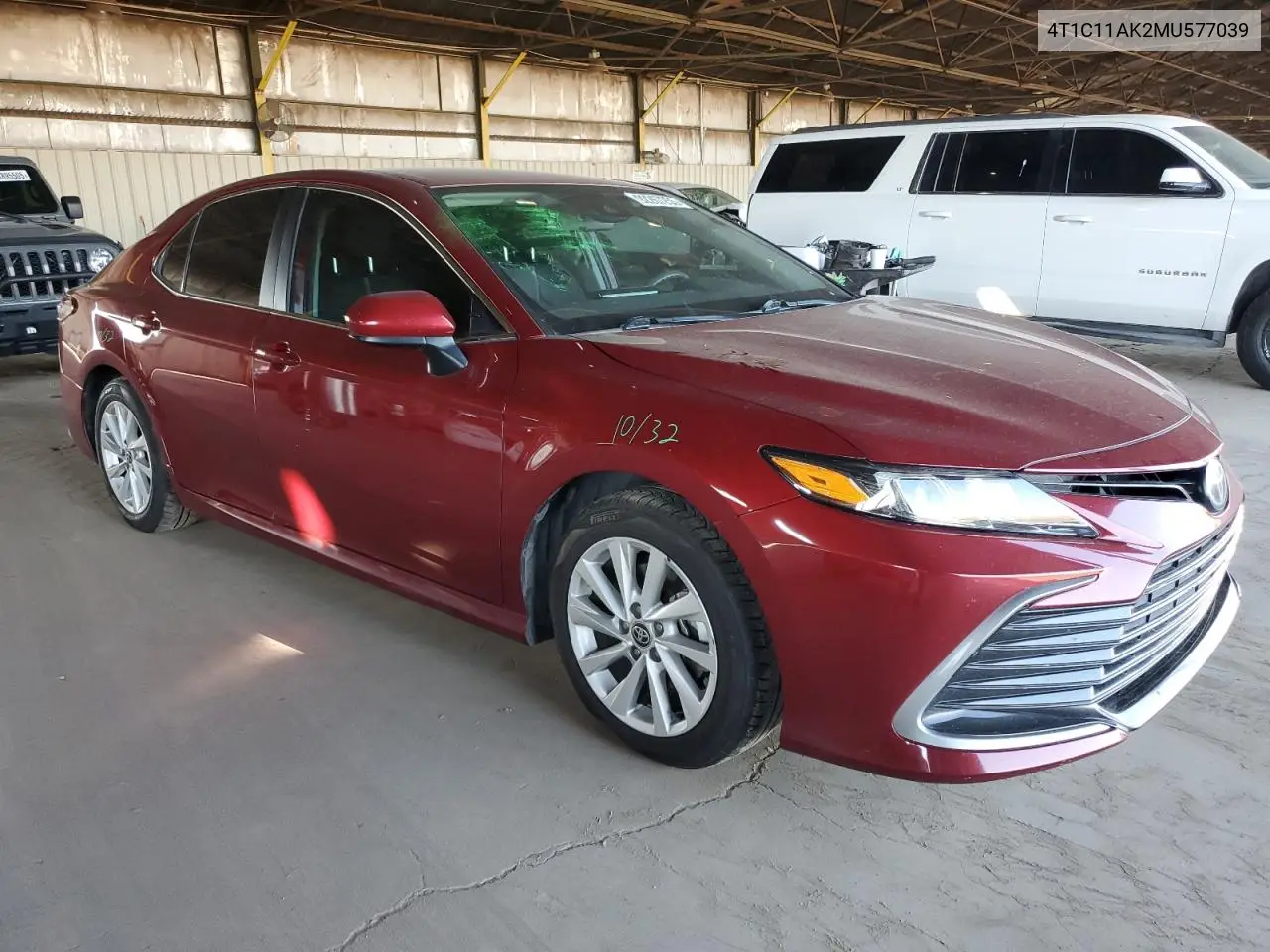 4T1C11AK2MU577039 2021 Toyota Camry Le