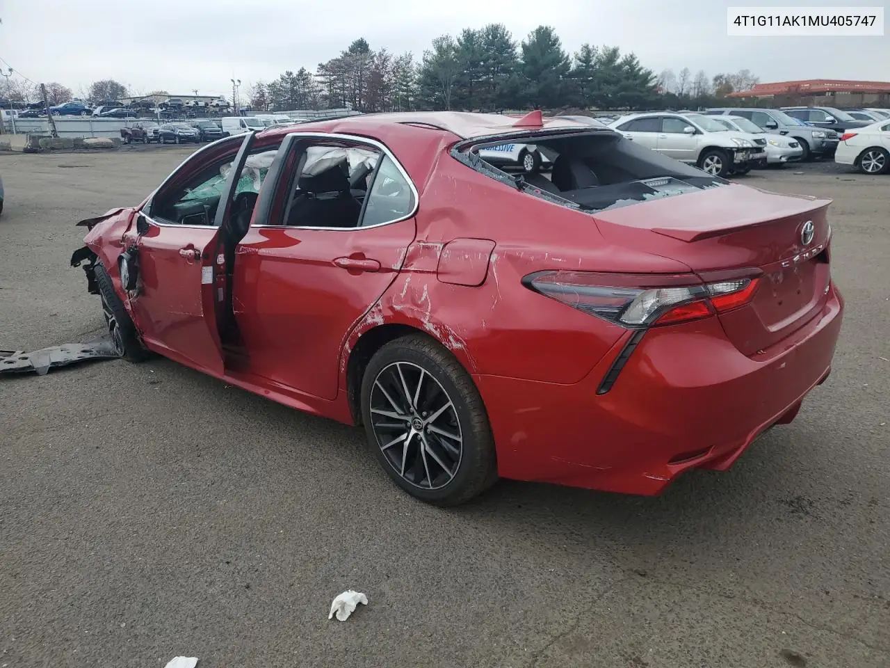 4T1G11AK1MU405747 2021 Toyota Camry Se