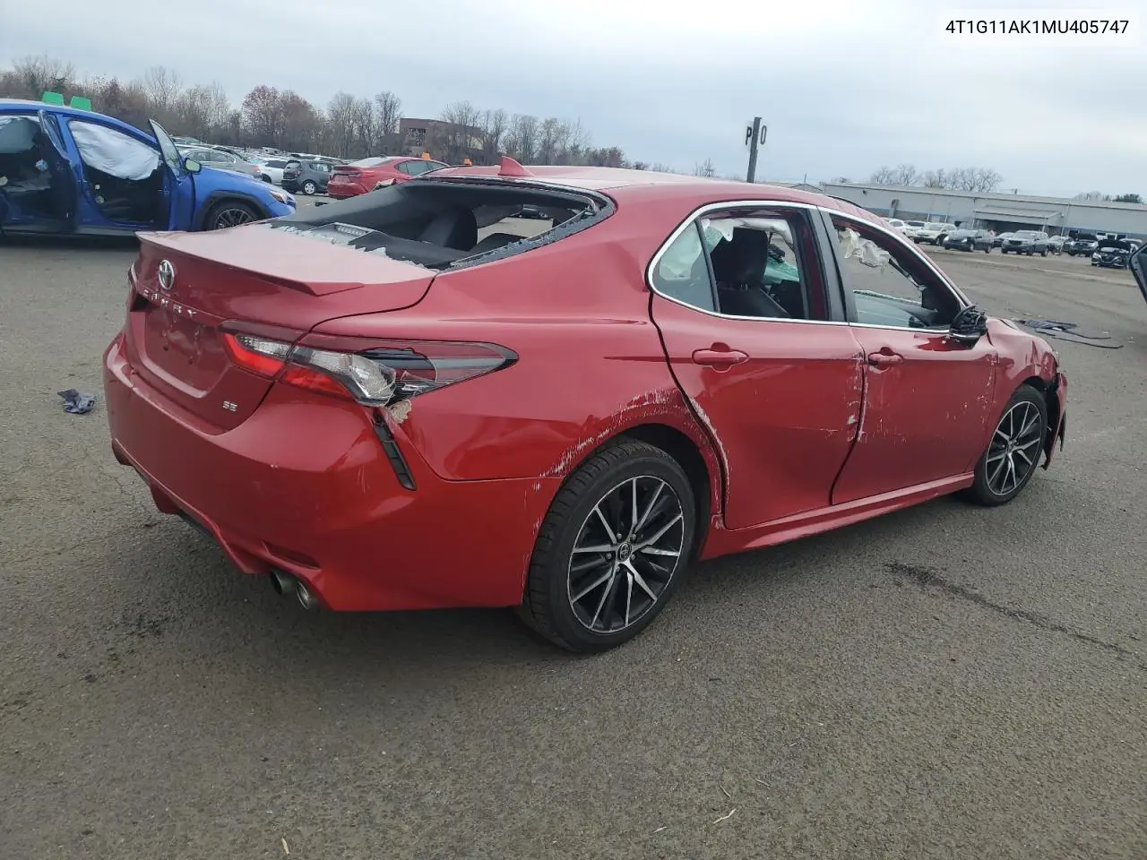 4T1G11AK1MU405747 2021 Toyota Camry Se