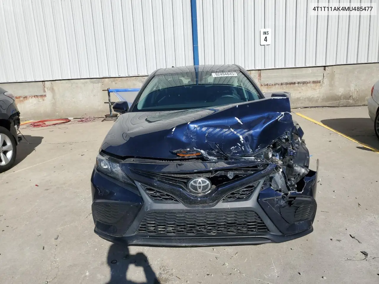 4T1T11AK4MU485477 2021 Toyota Camry Se