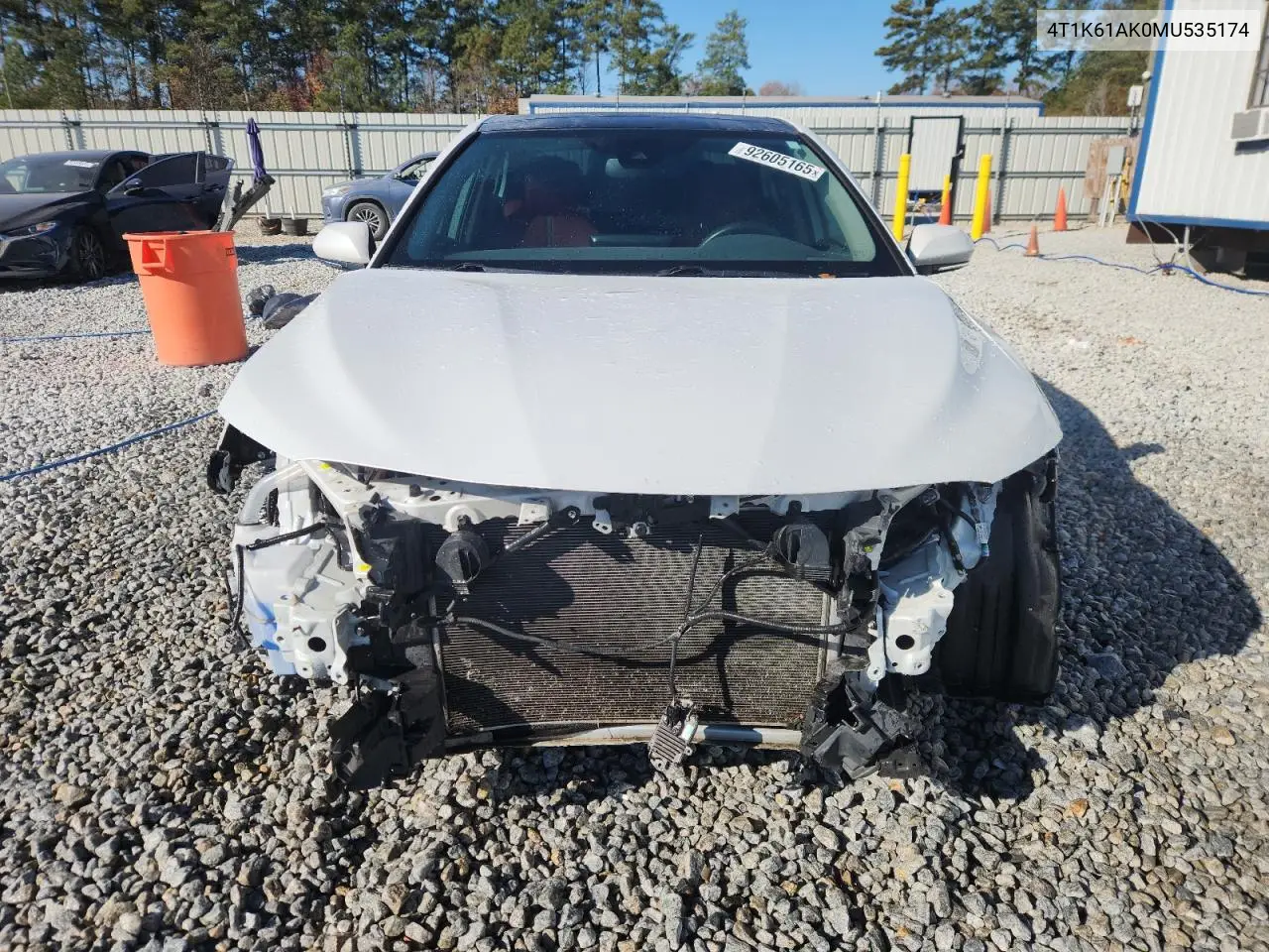 4T1K61AK0MU535174 2021 Toyota Camry Xse