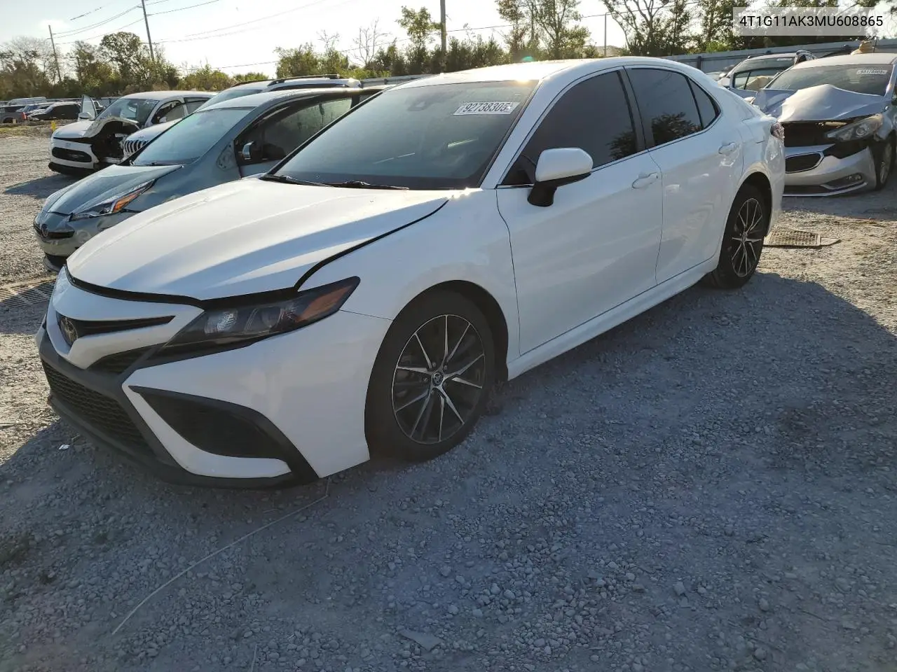 4T1G11AK3MU608865 2021 Toyota Camry Se